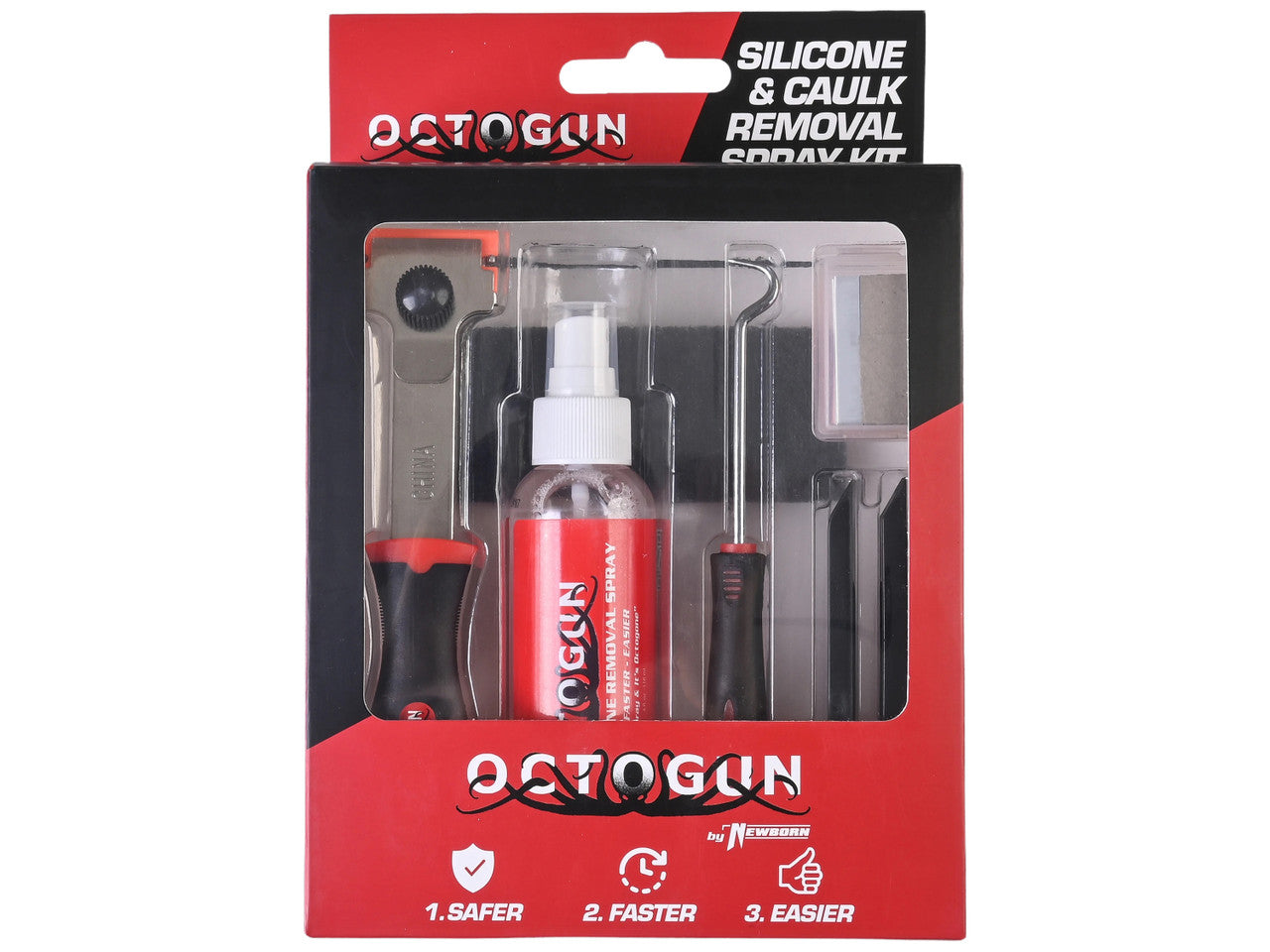 Octogun Silicone & Caulk Removal Kit - Silicone/Caulk Removal
