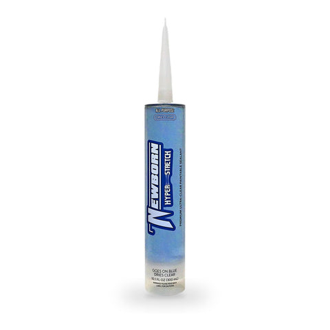 Newborn Crystal Clear Sealant, Hyper Stretch, 10.1 fl oz cartridge