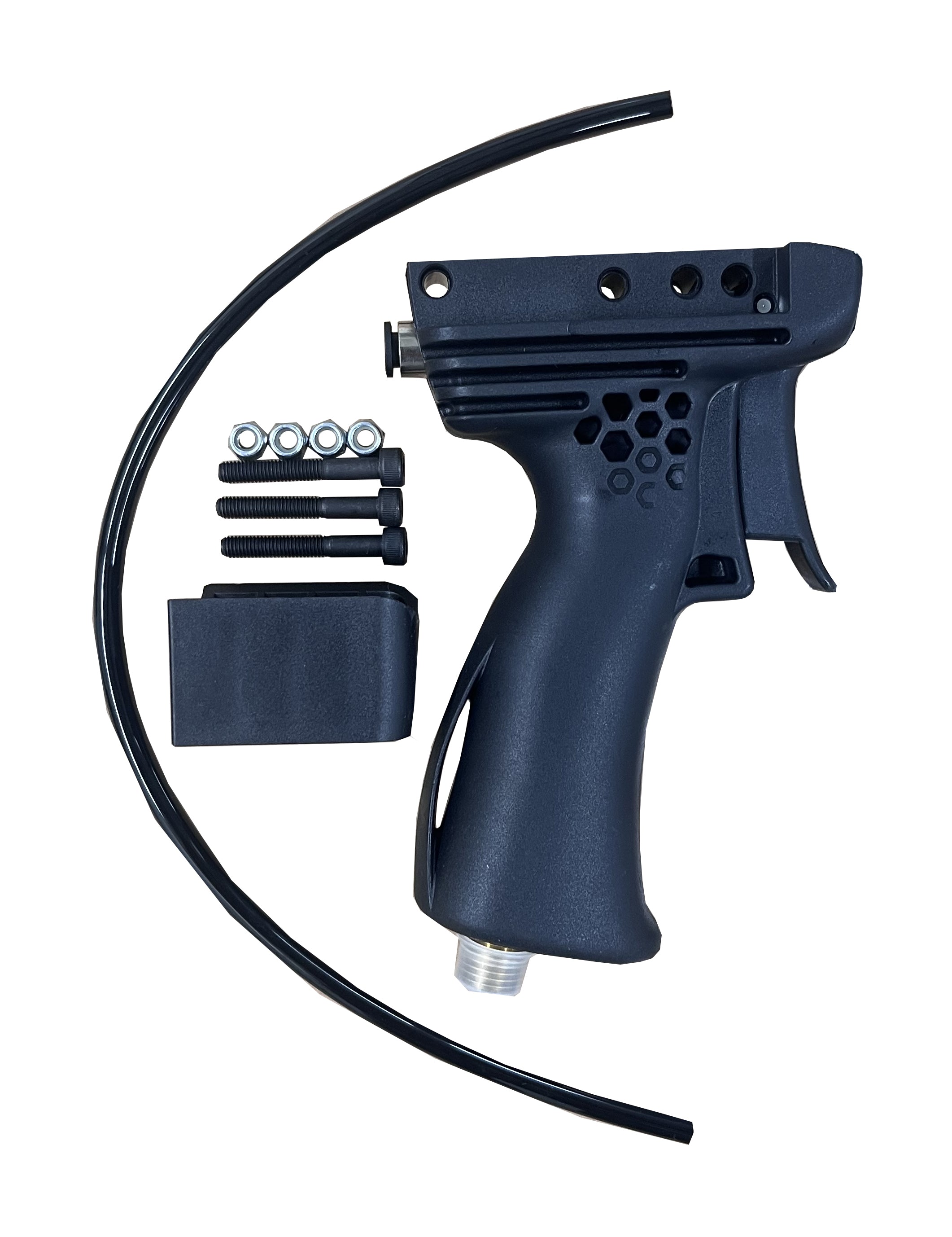 Pneumatic trigger handle with hose and mounting hardware [PA-22H]