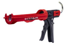 Front view image of Octogun with 4-sided tooling square