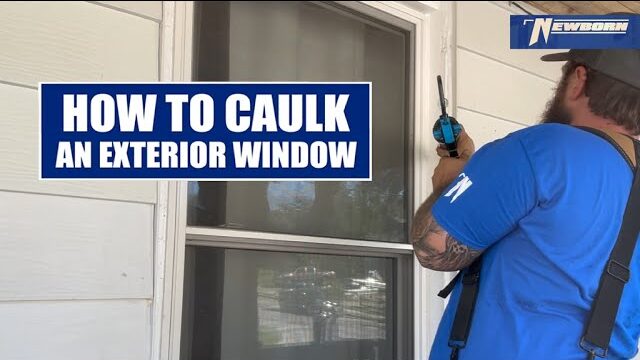 How to Properly Caulk an Exterior Window Using the 720 Dual-Thrust Gun